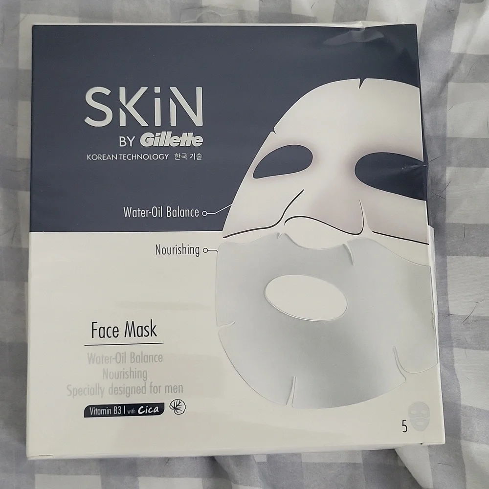 Korean Technology Men's Facial Mask SKIN by Gillette Face Mask
